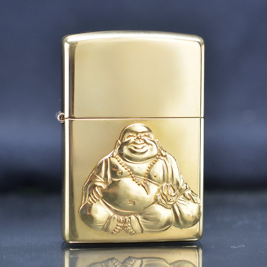 Tìm mua bật lửa chính hãng Zippo Dán Emblem Hình Phật Di Lặc Z249